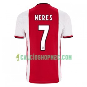Ajax Amsterdam David Neres 7 Maglia Prima 2019/2020 Manica Corta